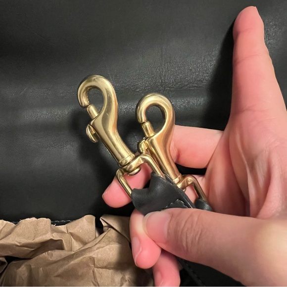 Vintage coach 9870 court bag forest green made in USA - Picture 15 of 15